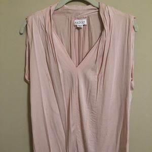 Velvet- Blush sleeveless blouse